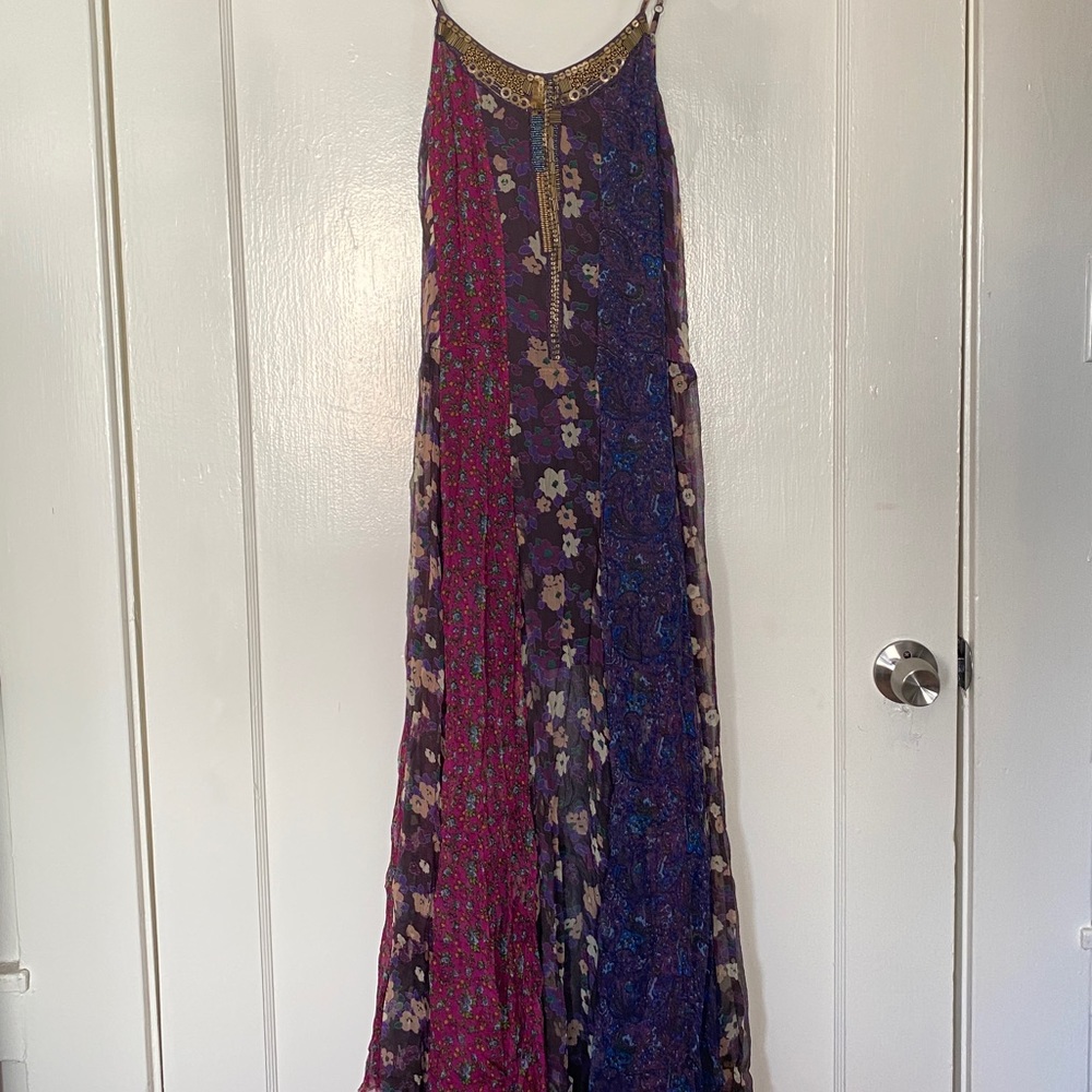 Free People Beaded Maxi Dress - NWOT